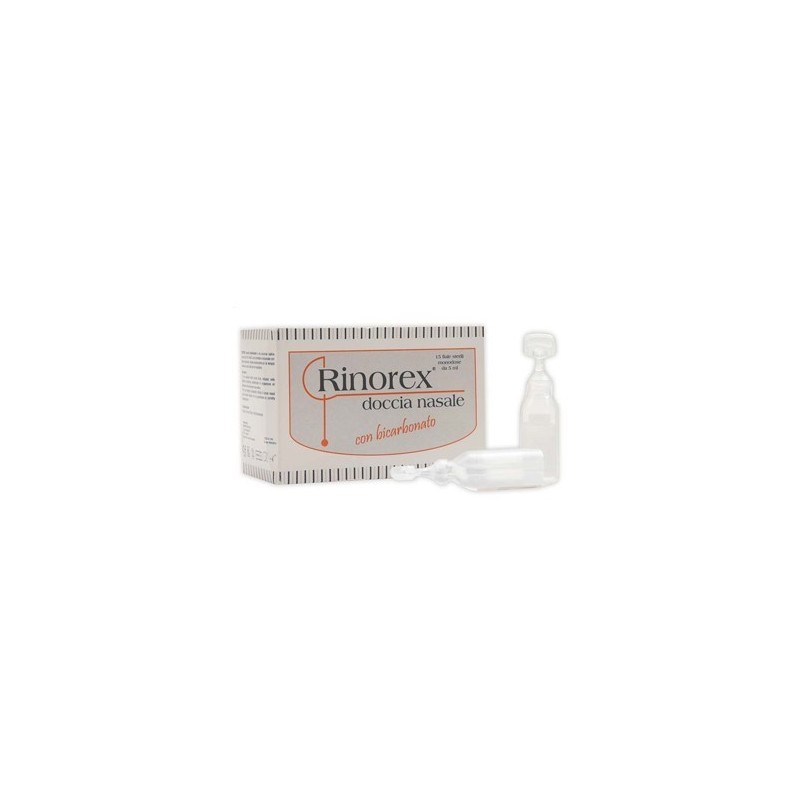 Rinorex Doccia Nasale Con Bicarbonato 5ml 15pz