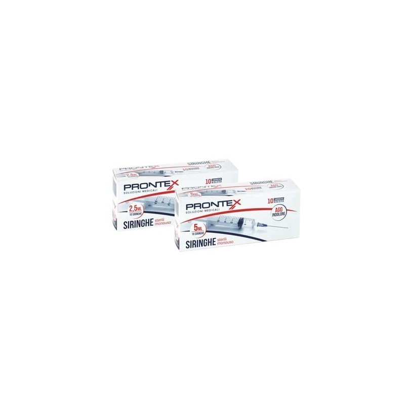 Safety Siringa Prontex 2,5 Ml Ago Ind 10 Pezzi