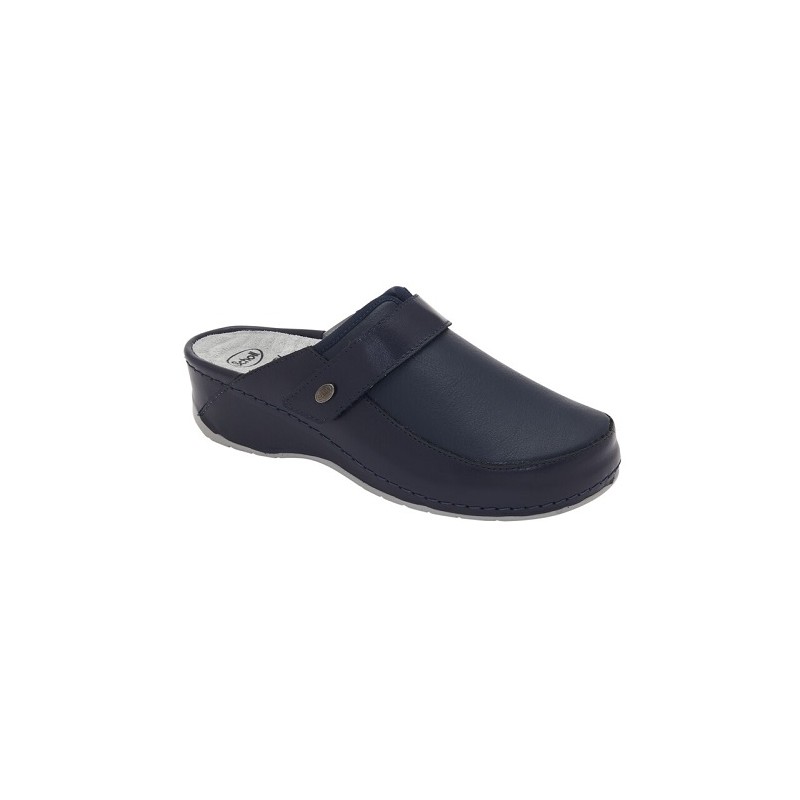 Scholl Shoes Calzatura Alpha Centauri Synthetic+elasticated Woman Navy Blue Similpelle + Elasticizzato 36