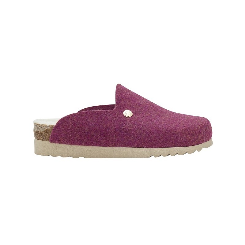 Scholl Shoes Pantofole Sirdal Fluffy Woman Magenta 39