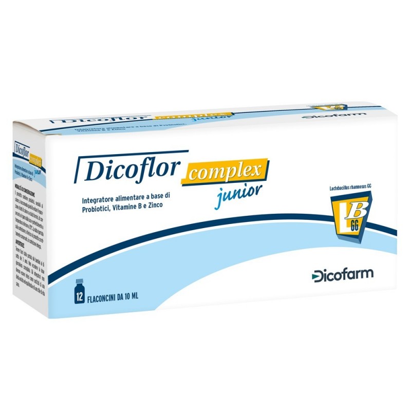 Dicofarm Dicoflor Complex Junior 12 Flaconi Da 10 Ml