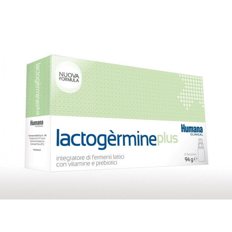 Humana Italia Lactogermine Plus Fermenti Lattici 10 Flaconcini