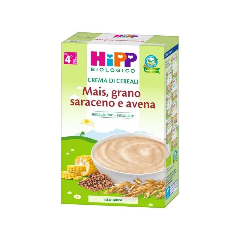 Hipp Italia Hipp Bio Crema Cereali Mais/grano Saraceno/avena 200 G