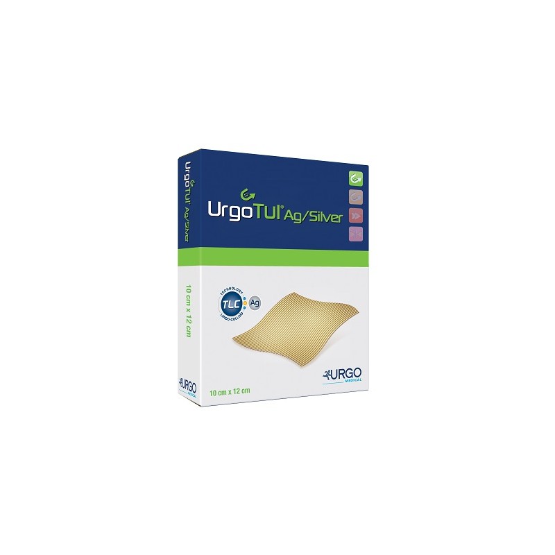 Urgo Medical Italia Medicazione Sterile Urgotul Ag/silver 10x12 Cm 5 Pezzi