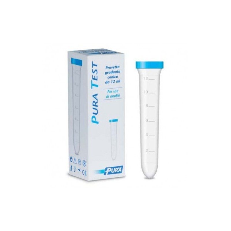 Sixtem Life Provetta Per Urine Pura Test Graduata Conica 12 Ml