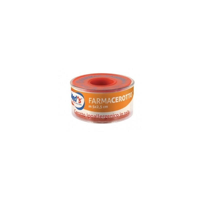 Farmac-zabban Cerotto Meds Ipoallergenico Tela 500x2,5 Cm Ssr