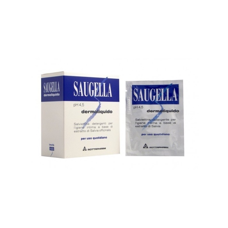 Meda Pharma Saugella Dermoliquido Ph 4,5 Salviettine Igiene Intima Benessere Quotidiano 10 Pezzi