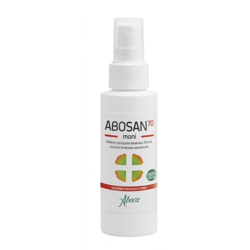 Aboca Societa' Agricola Abosan70 Soluzione Igienizzante Mani 100 Ml Spray