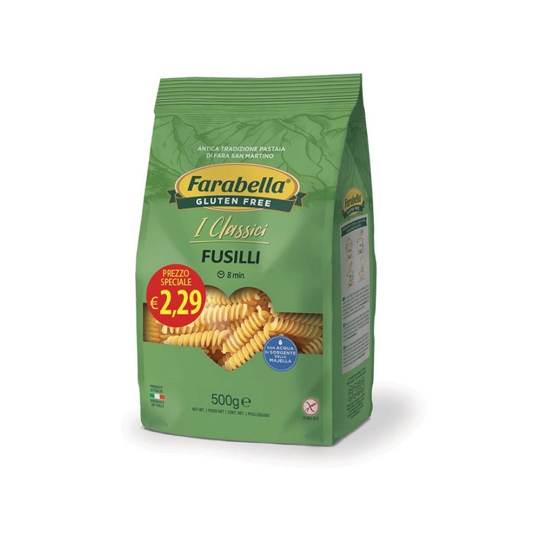 Bioalimenta Farabella Fusilli Promo 500 G