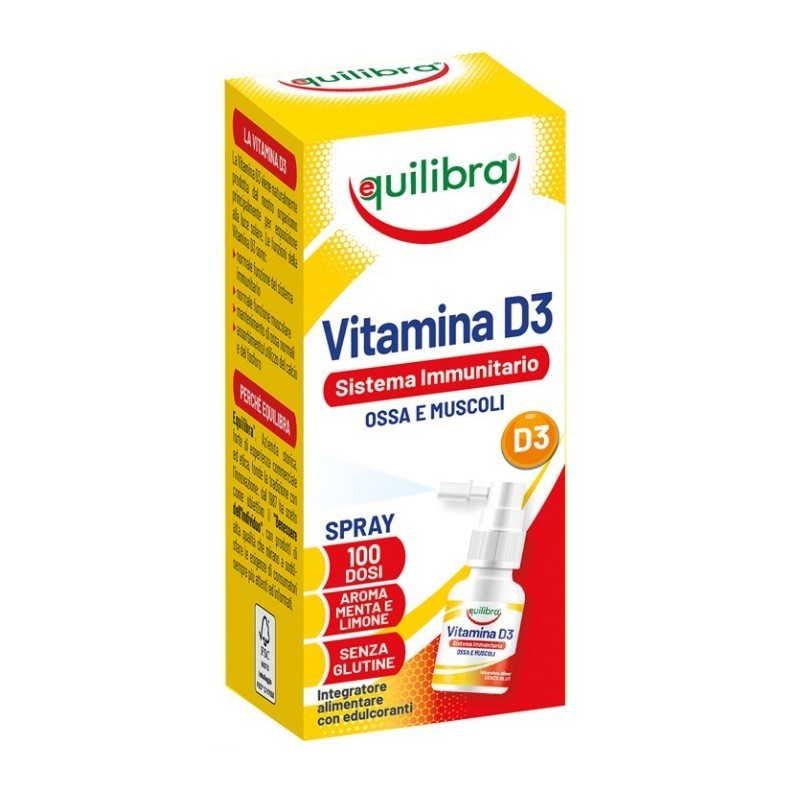 Equilibra Vitamina D3 Sistema Immunitario Ossa E Muscoli 13 Ml