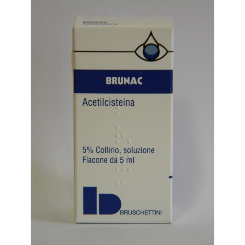 Bruschettini Brunac 5% Collirio, Soluzione Acetilcisteina