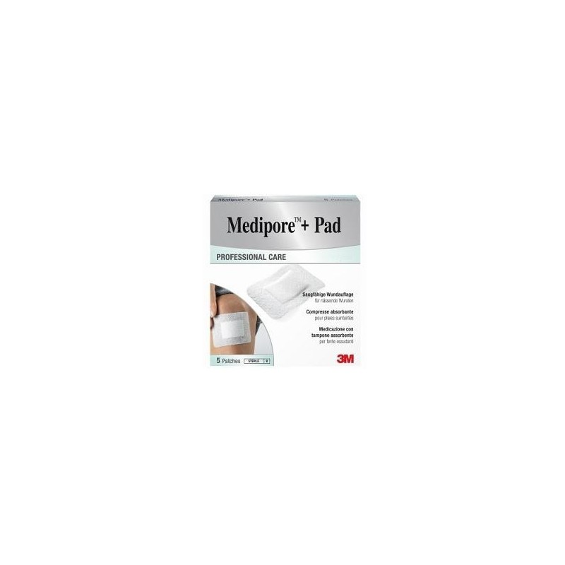 3m Italia Medicazione Medipore+pad 10x20cm 5pezzi