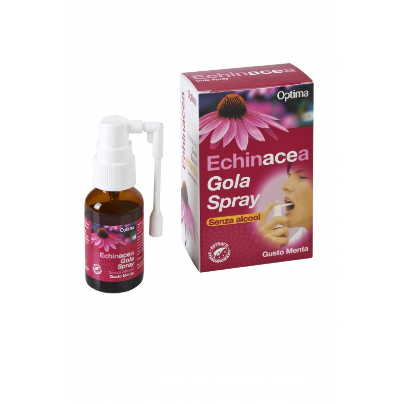 Optima Naturals Echinacea Gola Spray Senza Alcool 20ml