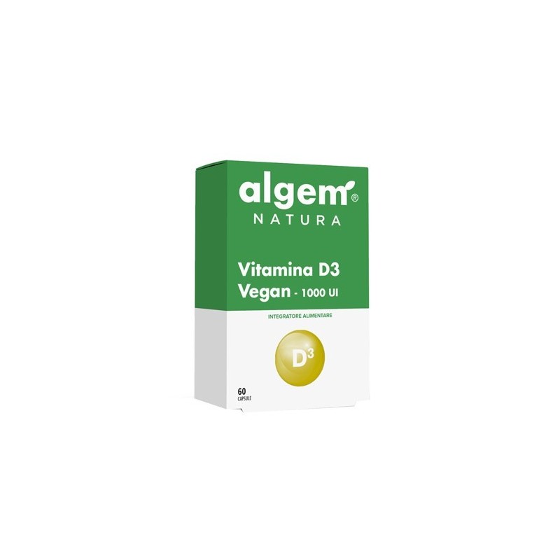 Algem Natura Vitamina D3 Vegan 1000 Ui 60 Capsule