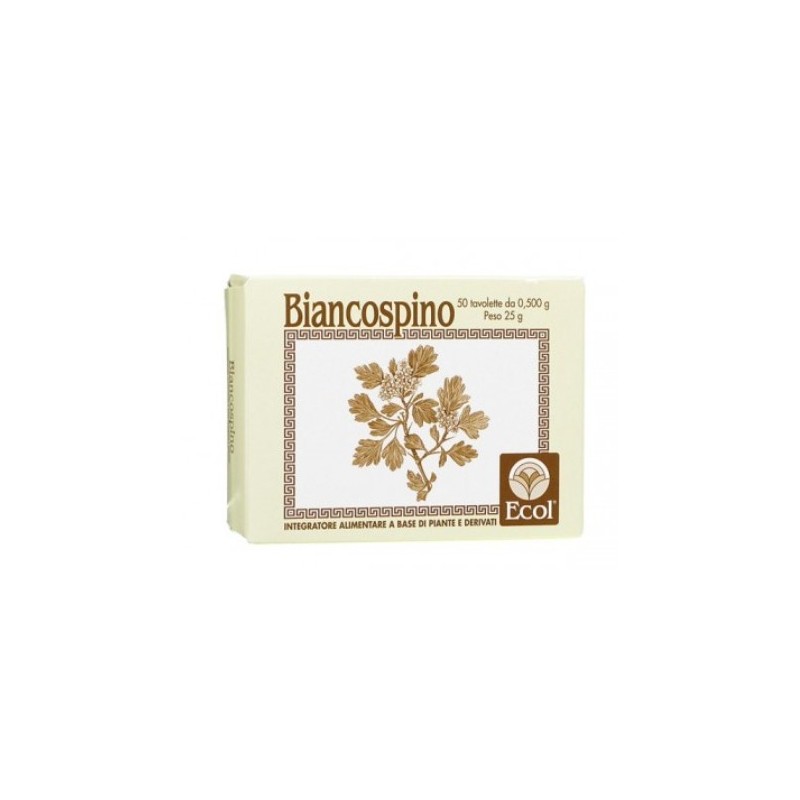 Ecol Biancospino 50 Tavolette 0,5 G 717