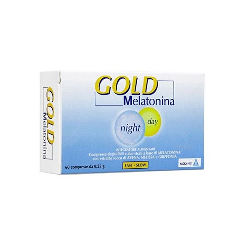 Alcka-med Melatonina Gold Htp 1mg 60 Compresse