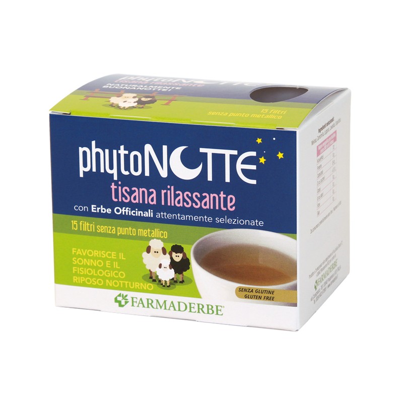 Farmaderbe Phyto Notte Tisana Rilassante 15 Filtri Da 18 G