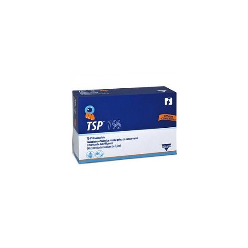 Anseris Farma Tsp 1% Soluzione Oftalmica Umettante Lubrificante 30 Flaconcini Monodose 0,5 Ml