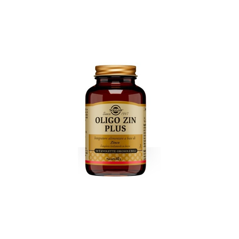 Solgar It. Multinutrient Oligo Zin Plus 50 Tavolette