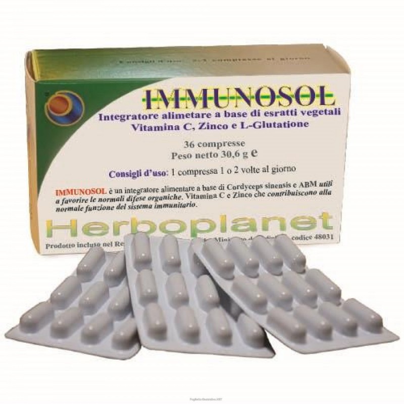 Herboplanet Immunosol 36 Compresse