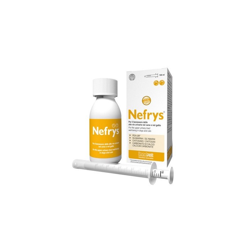 Innovet Italia Nefrys Veg 100 100 Ml Con Siringa Dosatrice Alimento Complementare Per Cani E Gatti