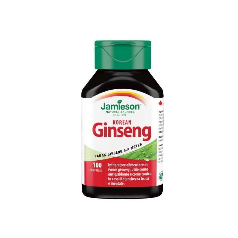 Biovita Jamieson Korean Ginseng 100 Compresse