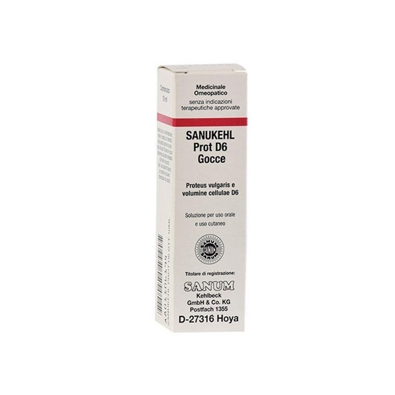 Sanum-kehlbeck Gmbh & Co. Kg Sanukehl Prot D6 Gocce 10ml