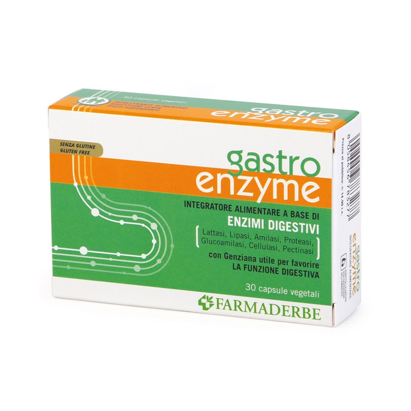 Farmaderbe Gastro Enzyme 30 Capsule Vegetali