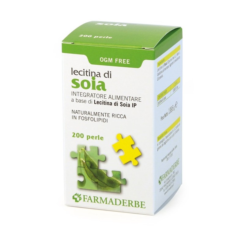 Farmaderbe Lecitina Di Soia 200 Perle