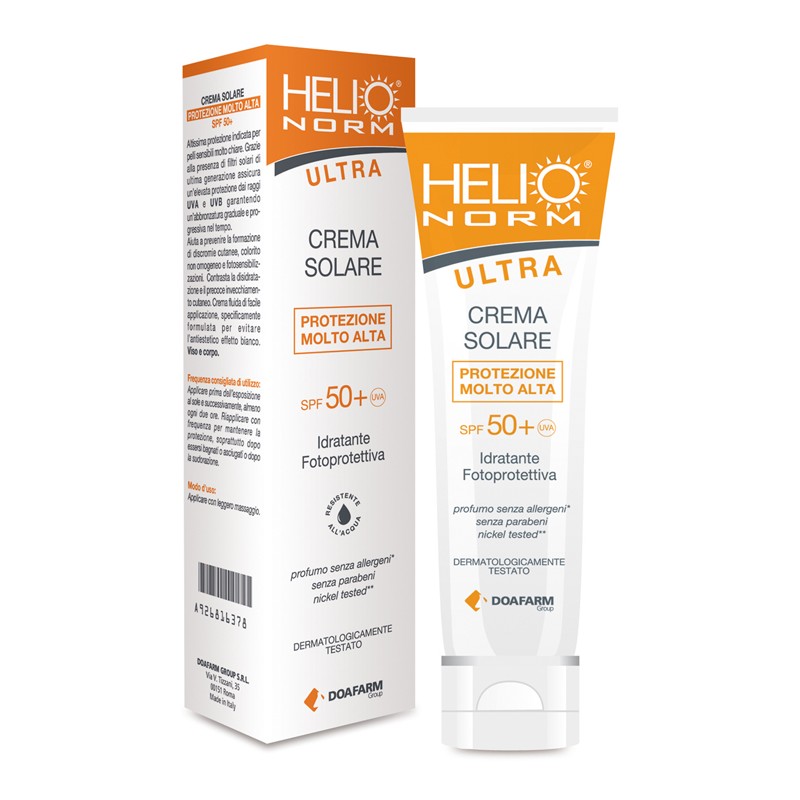 Doafarm Group Helio Norm Ultra Crema Solare Spf 50+ 100 Ml