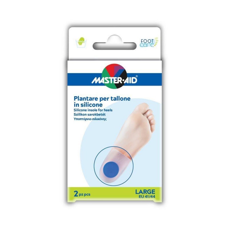 Pietrasanta Pharma Talloniera Master-aid In Due Tipologie Di Silicone M 2 Pezzi