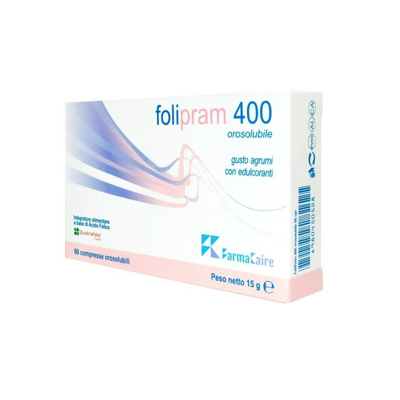 Farmakaire Folipram 400 60 Compresse Orosolubili Gusto Agrumi