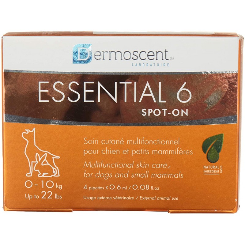 Ldca Essential 6 Spot On Cane 0/10 Kg 4 Pipette 0,6 Ml