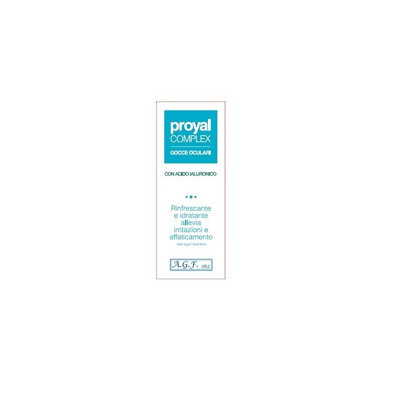 A. G. F. Proyal Complex Gocce Oculari Flacone 15ml