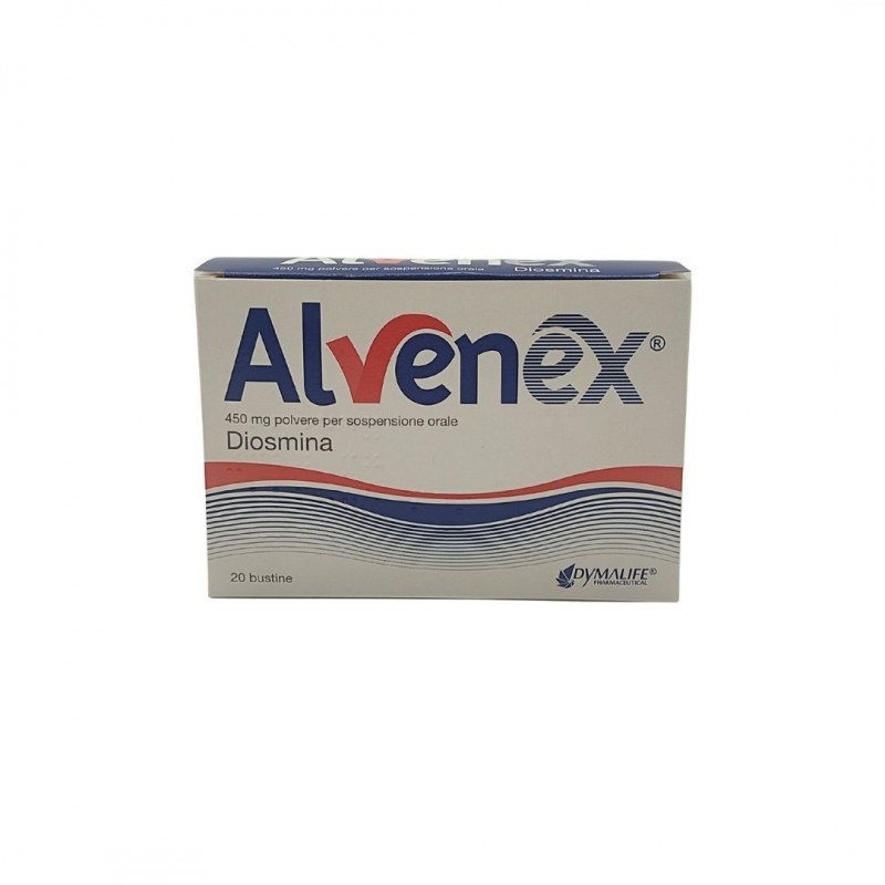 Dymalife Pharmaceutical Alvenex 450 Mg Compresse Alvenex 450 Mg Polvere Per Sospensione Orale Diosmina