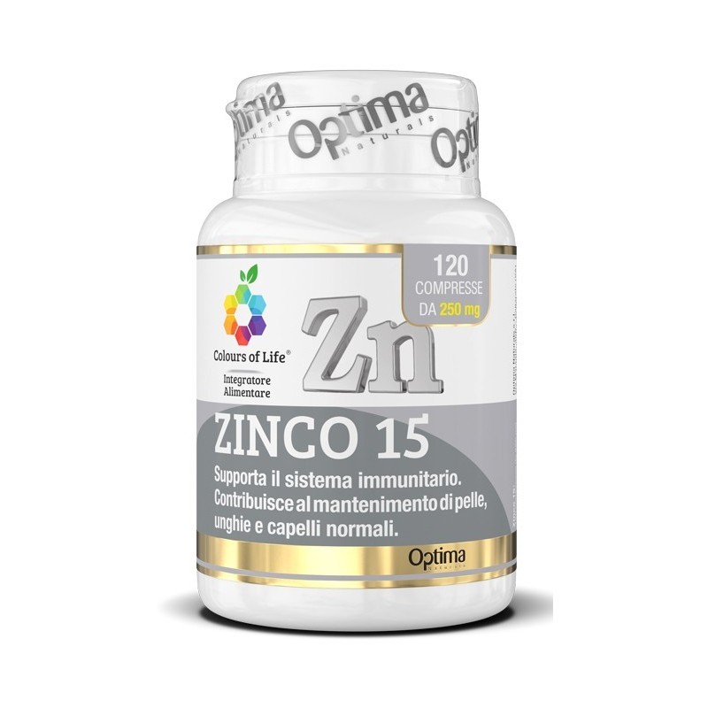 Optima Naturals Colours Of Life Zinco 15 120 Compresse