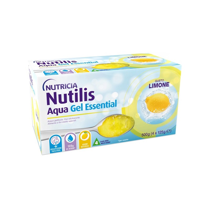 Danone Nutricia Soc. Ben. Nutilis Aqua Gel Limone 4 Pezzi Da 125 G