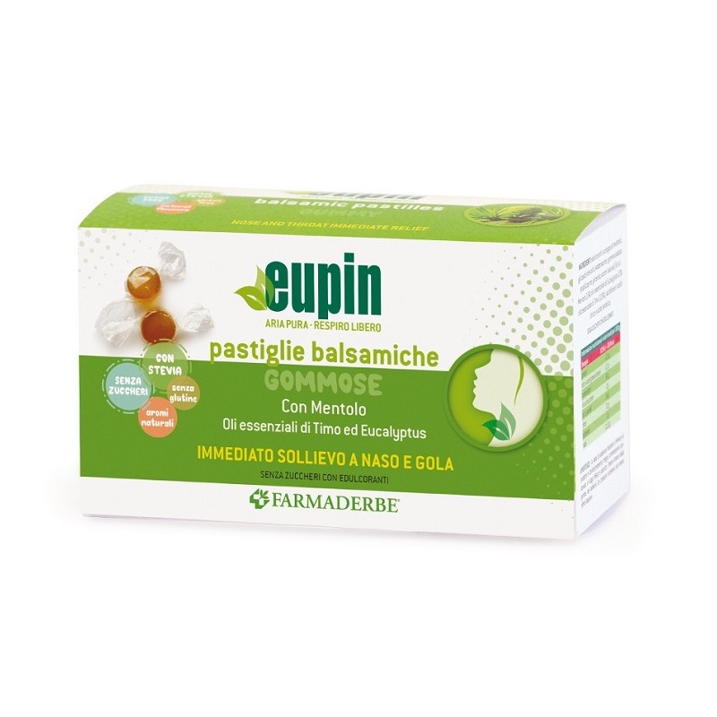 Farmaderbe Eupin Pastiglie Balsamiche 80 G