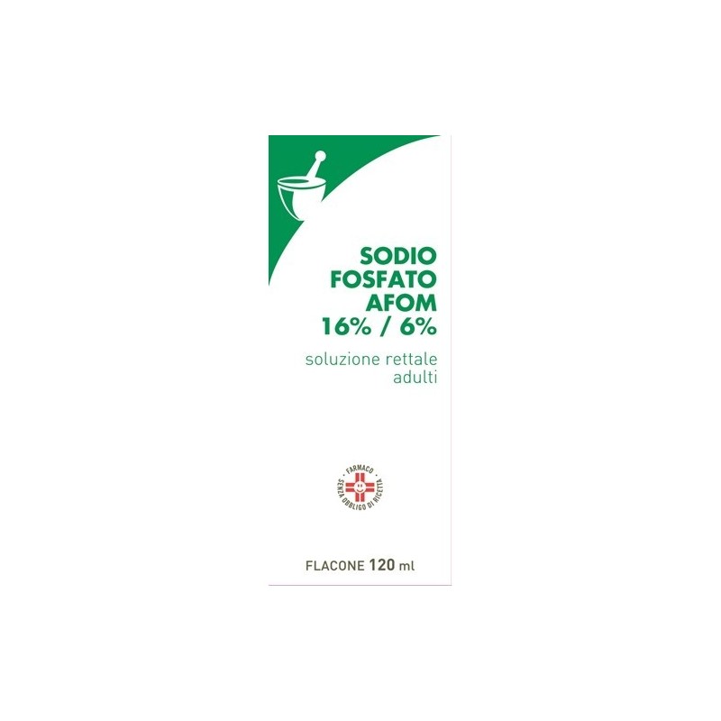 Aeffe Farmaceutici Sodio Fosfato Afom 16% / 6% Soluzione Rettale Sodio Fosfato Monobasico E Sodio Fosfato Bibasico