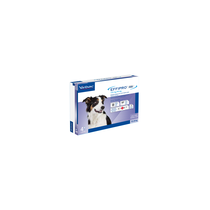 Virbac Effipro Duo 134 Mg/40 Mg Soluzione Spot-on Per Cani Di Taglia Media