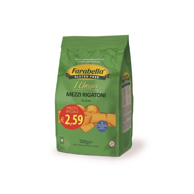 Bioalimenta Farabella Mezzi Rigatoni Promo 500 G