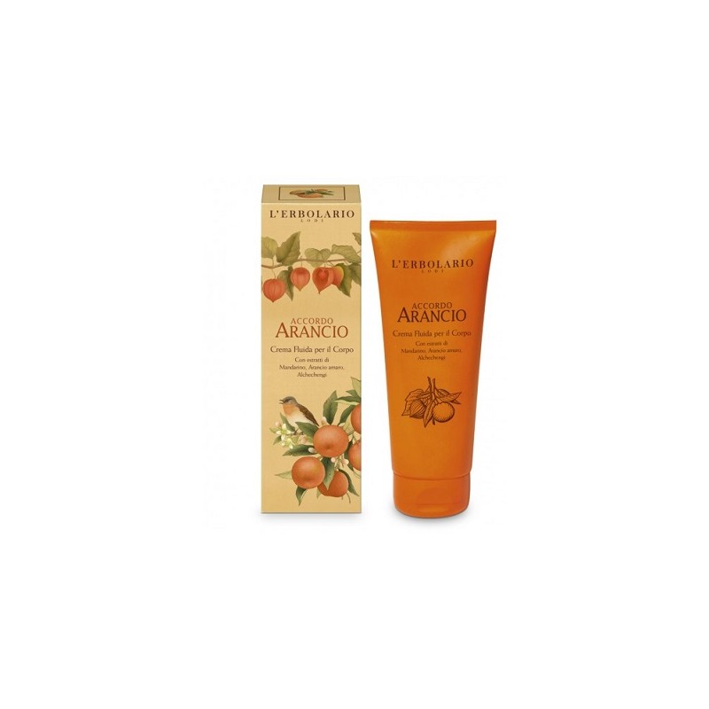 L'erbolario Arancio Crema Fluida Per Il Corpo 200 Ml