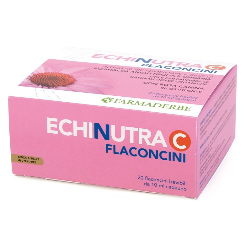 Farmaderbe Echinutra C 20 Flaconcini Orali Da 10 Ml