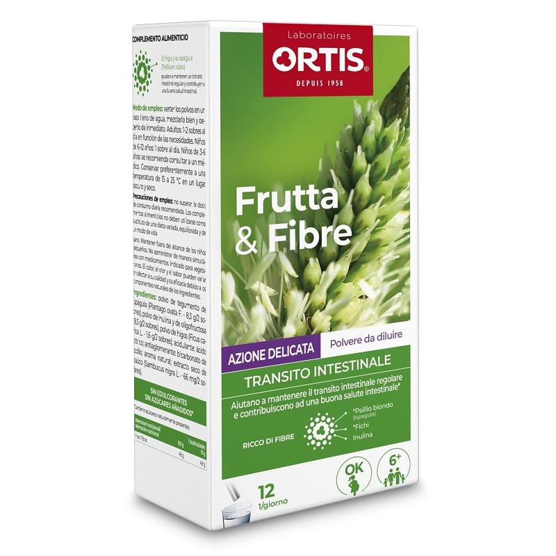 Ortis Laboratoires Pgmbh Frutta & Fibre Azione Delicata 12 Stick