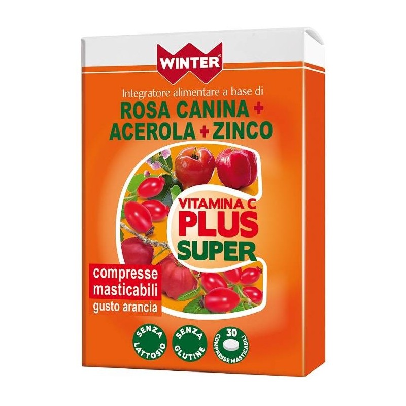 Gdp -general Dietet. Pharma Winter Vitamina C Plus Super + Zinco 30 Compresse Masticabili