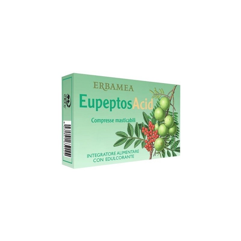 Erbamea Eupeptos 30 Compresse Masticabili 840mg