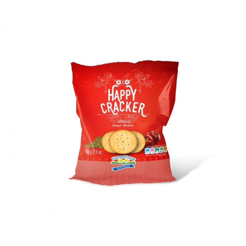 Happy Farm Happy Crackers Gusto Pizza 60 G