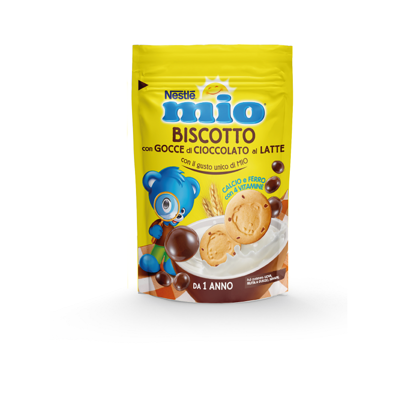 Nestlè Mio Biscotto Gocce Cioccolato Al Latte 150 G