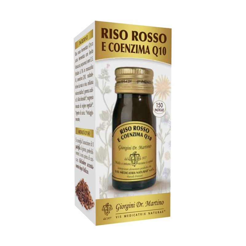 Dr. Giorgini Riso Rosso E Coenzima Q10 30 G 150 Pastiglie