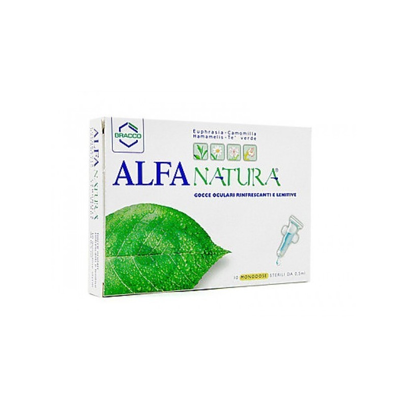 Dompe' Farmaceutici Alfa Natura Gocce Oculari 10 Flaconcini Monodose 0,5 Ml